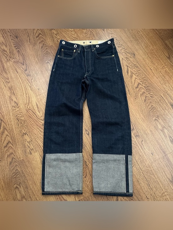 rag & bone Denim - rag & bone Trompe L’oeil indigo Raw Selvedge Jeans size 24 denim blue high rise